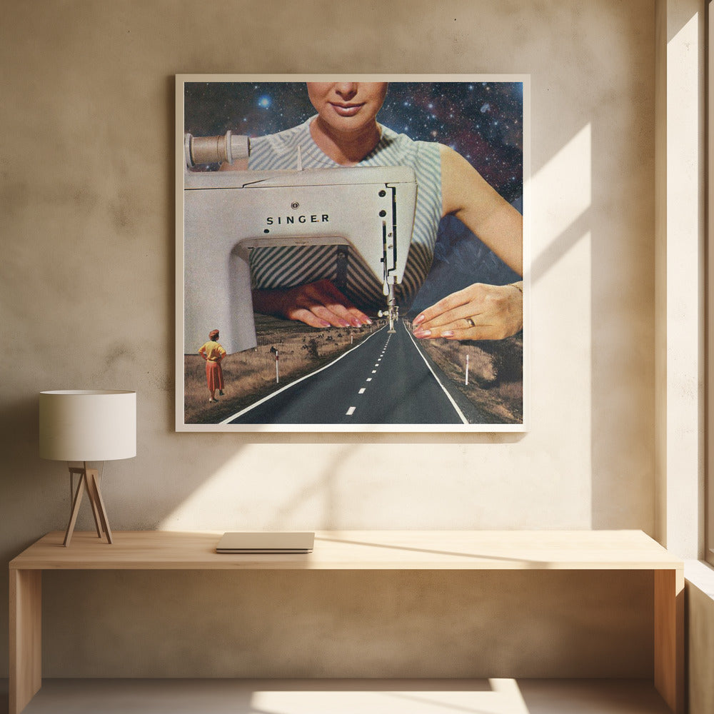 So entsteht eine Straße | Poster