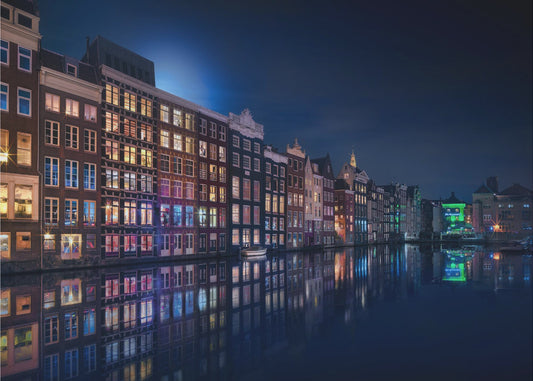 Amsterdam Windows Colors | Canvas