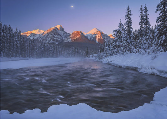 Kanadische Rockies im Winter | Poster