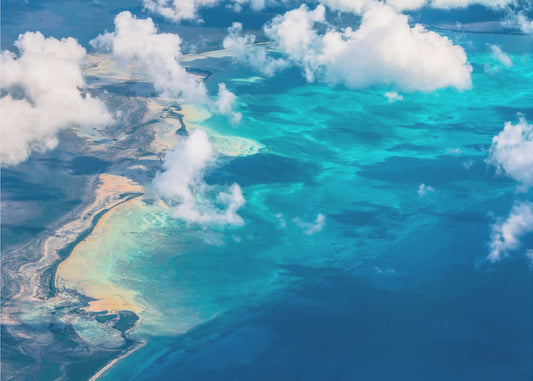 Sand Beach meets ocean | Canvas