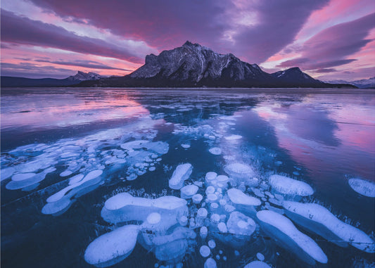 Abraham Lake 3 | Leinwand