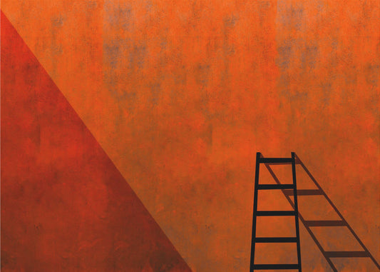 A ladder and its shadow | Poster