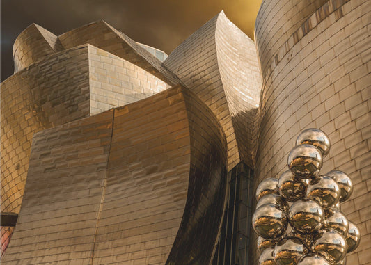 Reflections on spheres (Serie Guggenheim Bilbao) | Canvas