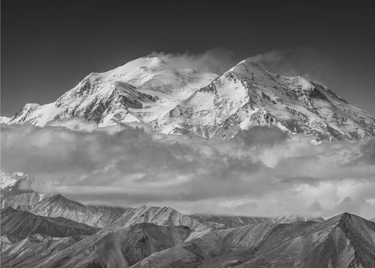 Denali von der gegenüberliegenden Gratlinie aus | Leinwand