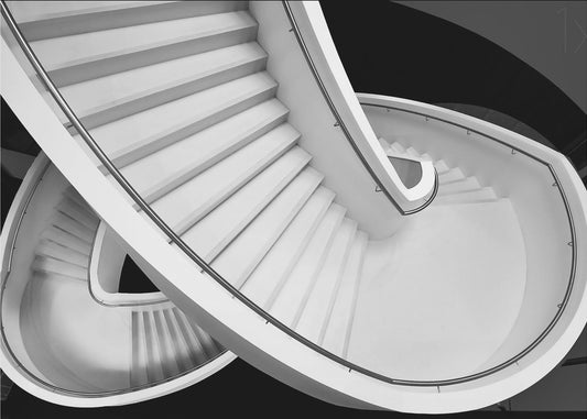 B&amp;W staircase | Wallpaper