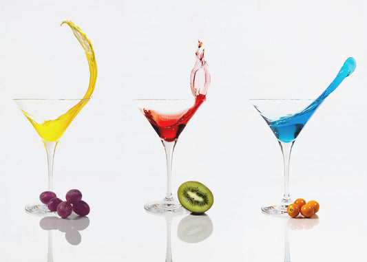 Cocktails und Obst | Leinwand