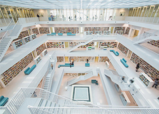 Bibliothek Stuttgart | Leinwand