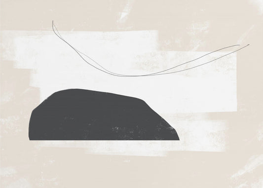 Black Geometric Shapes | Wallpaper