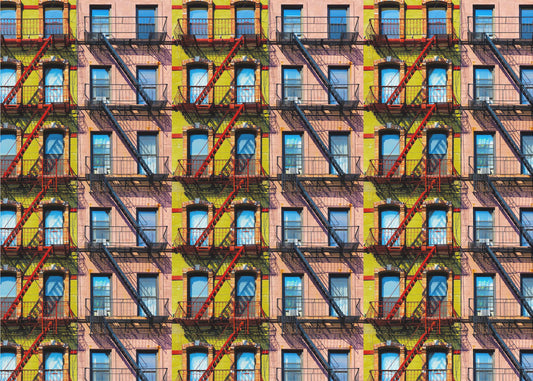 New Yorker Fenster | Leinwand