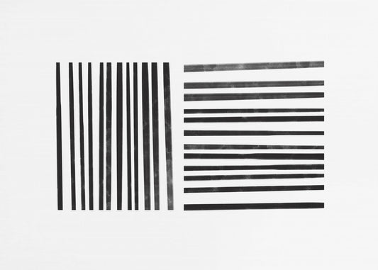 Parallel Black Lines | Canvas