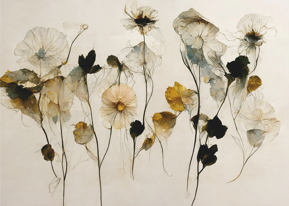 Schöne Trockenblumen | Leinwand