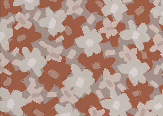Rustic Blossom Field | Wallpaper