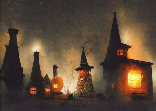 Haunted Glowscape | Wallpaper