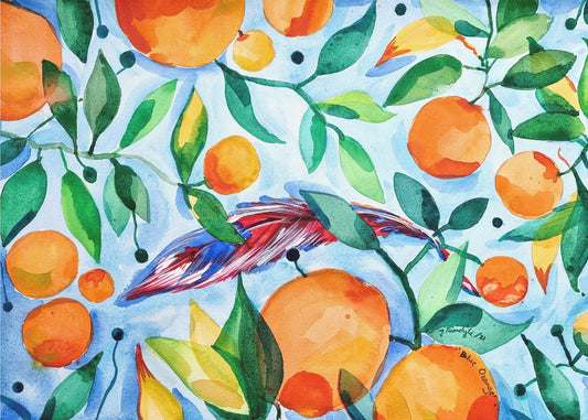 Orange Blue | Poster