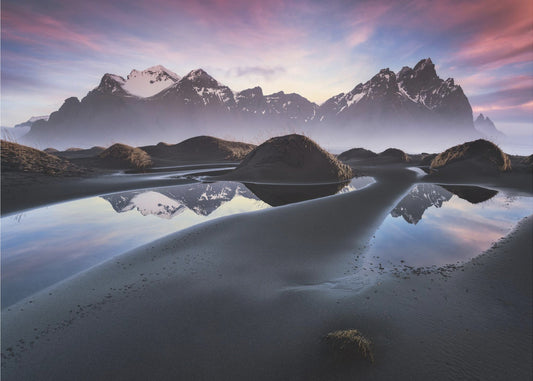 Leuchtendes Vestrahorn | Poster