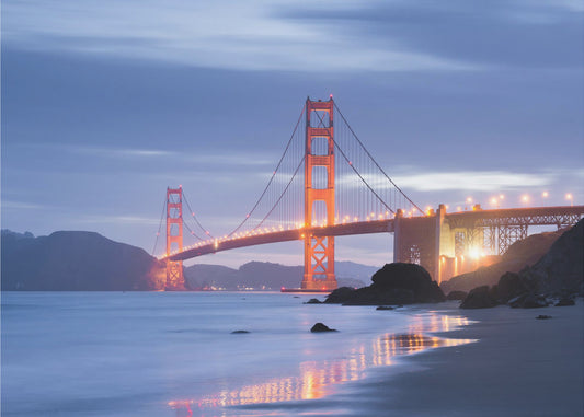 Golden Gate Twilight | Poster