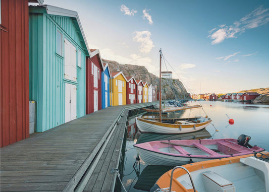 Colored Harbour | Canvas
