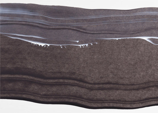 Wellenlinien mit einer ruhigen monochromen Palette | Leinwand