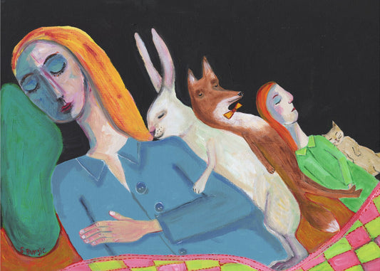 Five in the Bed | Canvas