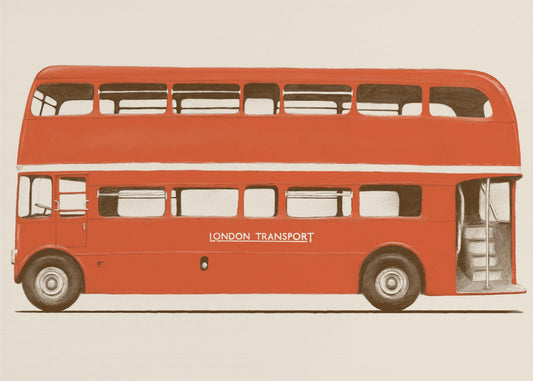 Red English Bus | Canvas