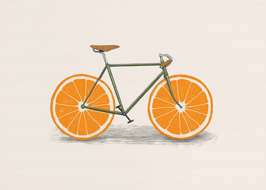 Orange Wheels | Canvas