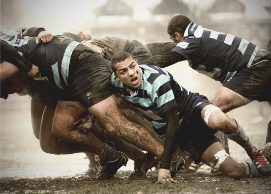 Rugby im alten Stil | Leinwand