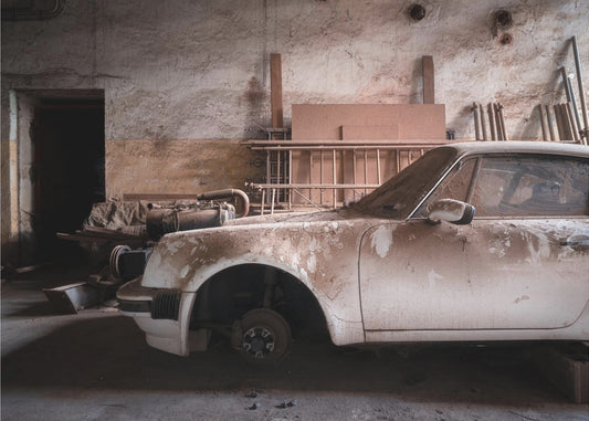 Dusty Porsche | Leinwand
