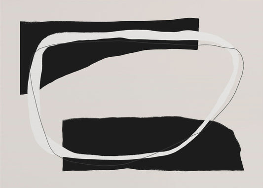 Monochromer Fluss | Poster