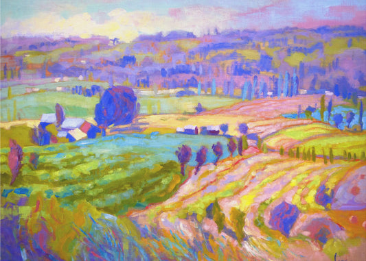 Lebendige Landschaft | Poster