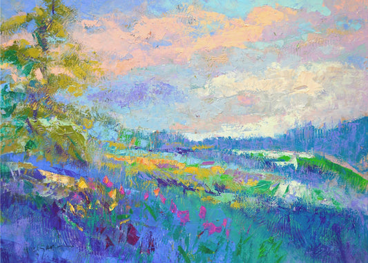 Impressionistische Landschaft | Poster
