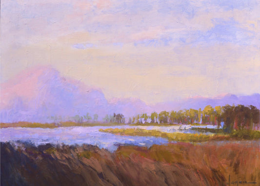 Ruhige Pastelllandschaft | Poster