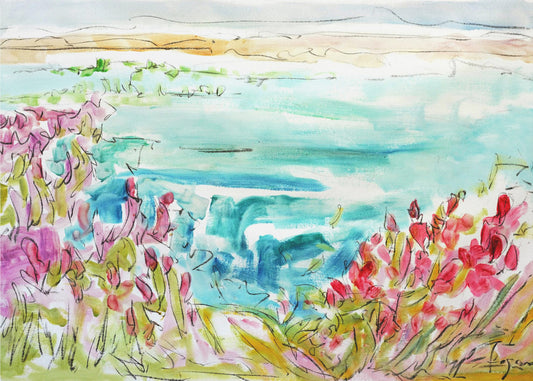 Vibrant Lakeside | Poster