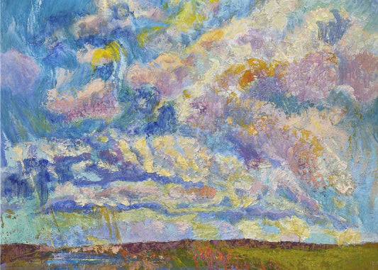 Bunte Himmelsfarbe | Leinwand