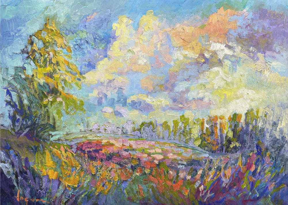 Leuchtende Landschaft | Poster