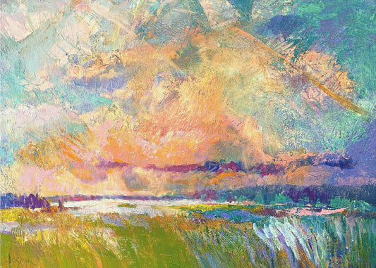 Leuchtende Skyline | Poster
