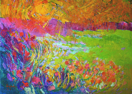 Vivid Garden Harmony | Canvas