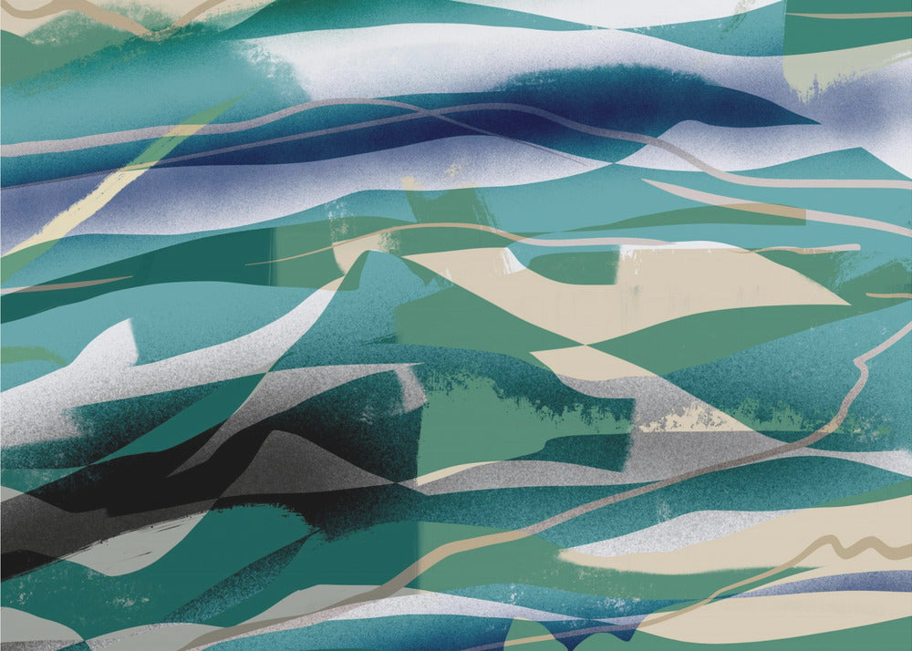 Abstraktion in der Landschaft | Leinwand