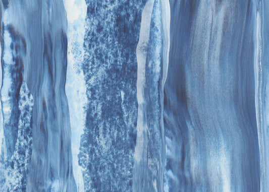 Blaue Kaskadenschleier | Leinwand