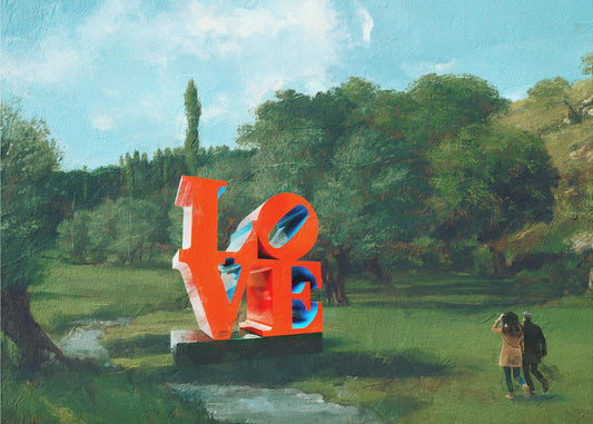 Die gefundene Liebe | Leinwand