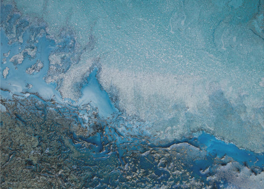 Soft Blue - Cyan Waters | Poster