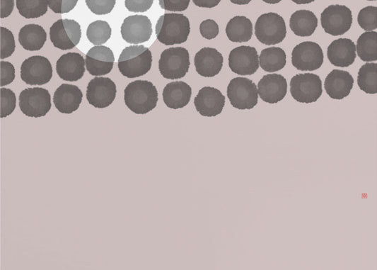 Versteckter Mond Nr. 3 | Hinter den Wolken | Poster