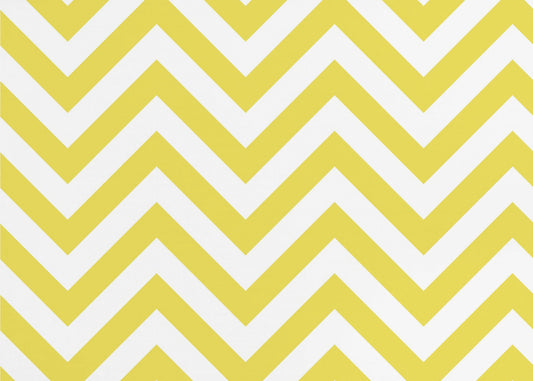 Chevron Gelb und Weiß | Leinwand