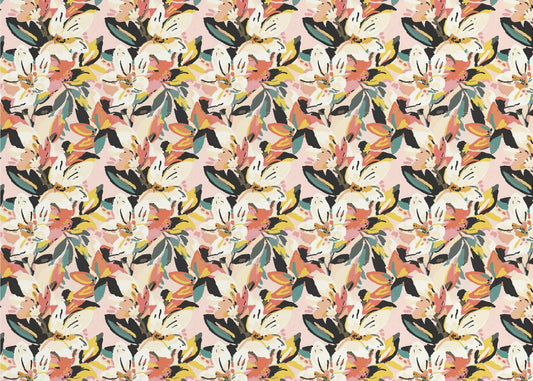 Floral Fusion Bliss | Leinwand