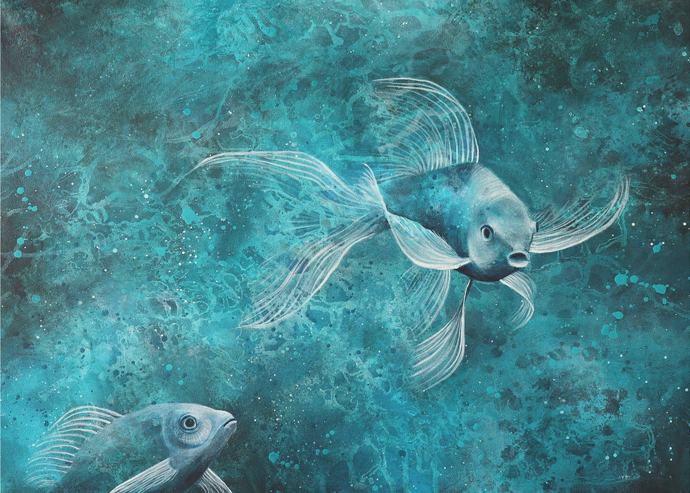 Blue love | Canvas