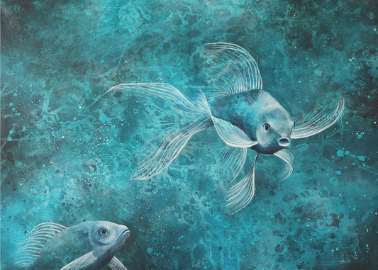 Blue love | Canvas