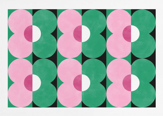 Floral Geometry Shapes | Canvas