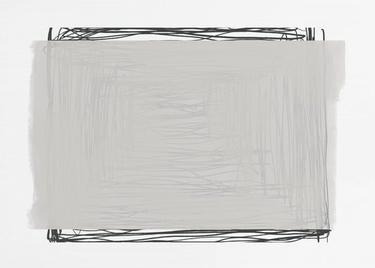 Gekritzelte Gelassenheit | Leinwand