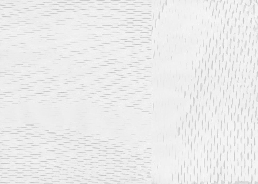 Weiße gewebte Blöcke 5 | Leinwand