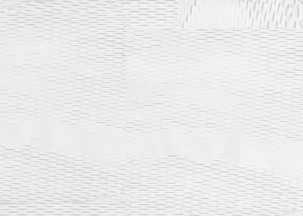 Weiße gewebte Blöcke 6 | Leinwand