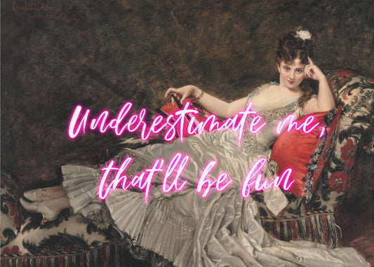Underestimateme6 Ratioiso | Leinwand